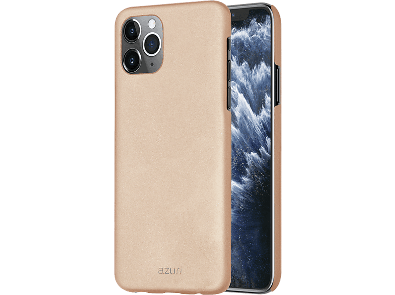 AZURI Cover Metallic iPhone 11 Max Goud (AZCOVMETIPHXIMAX-GLD)