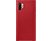 SAMSUNG Galaxy Note 10+ bőr hátlap, Piros
