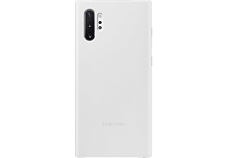 SAMSUNG Galaxy Note 10+ bőr hátlap, Fehér
