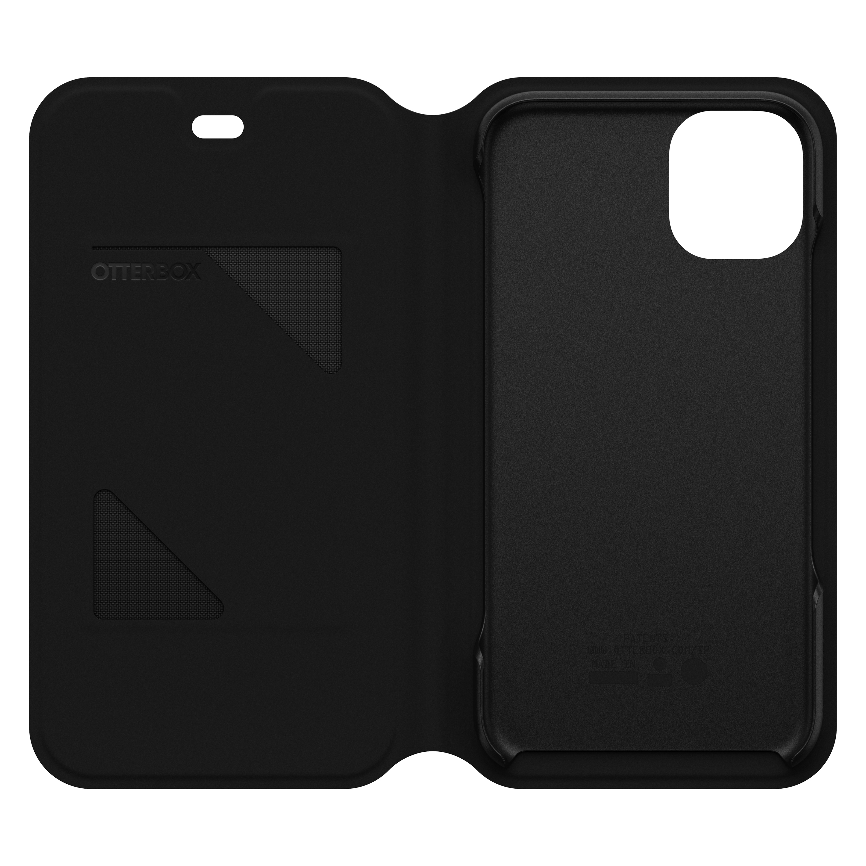 OTTERBOX Strada Via, Bookcover, Apple, iPhone 11, Schwarz
