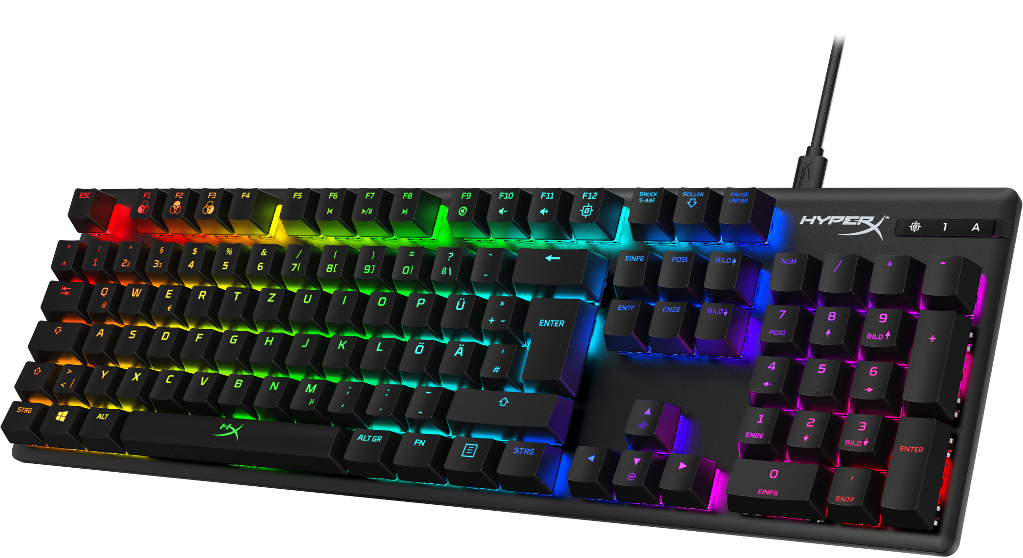 HYPERX Alloy Origins, Gaming Tastatur, Mechanisch, Sonstiges, kabelgebunden, Schwarz