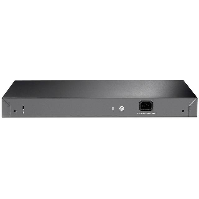 Switch - TP-Link T2600G-18TS, 16 puertos Gigabit con 2 ranuras SFP, 10/100/1000 Mbps