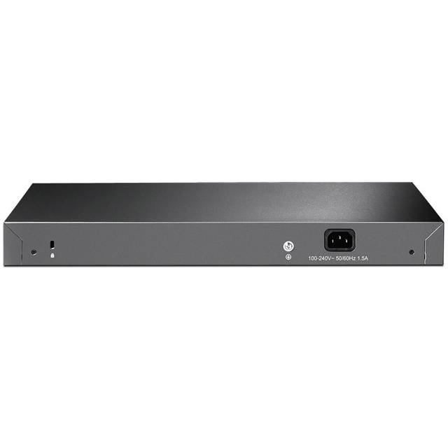Switch - TP-Link T1700X-16TS, 12 puertos, 100/1000/10000, Negro