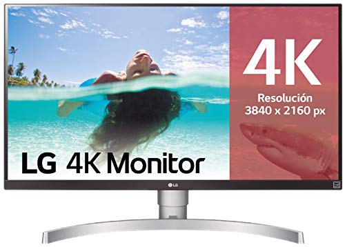 Monitor 4k Lg 27ul650 27 ips 5ms 2xhdmi dp profesional 27ul650w 68.58 cm blanco led display 686 plana mate