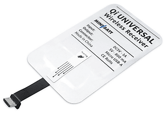 Adaptador de carga inalámbrica - Minibatt MB-CARD-USB, Micro USB