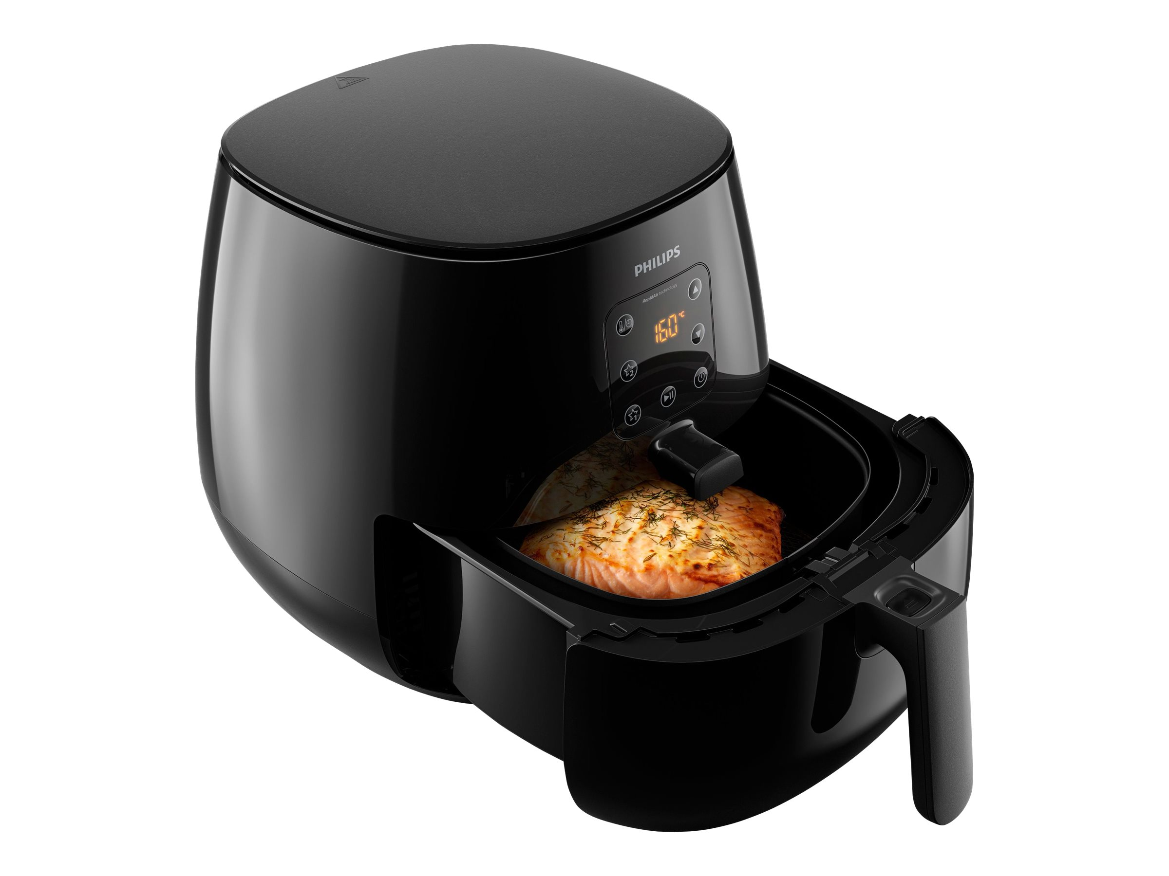 PHILIPS Heißluftfritteuse Airfryer XL Essential HD9260/90, schwarz Heißluftfritteuse (1200 g, 1900 Watt, Schwarz)