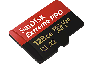 SANDISK Extreme® PRO, Speicherkarte, SD-Adapter, Micro-SDXC microSD Extended Capacity (microSDXC), 128 GB, 170