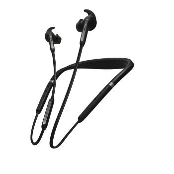 JABRA Elite 65e, In-ear Kopfhörer Bluetooth Schwarz/Silber