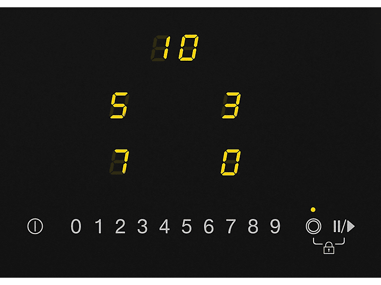 MIELE KM 6522 FR Elektrokochfeld (764 mm breit, 4 Kochzonen)