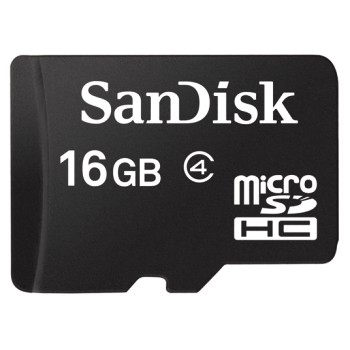 SANDISK 00114757 inkl. SD-Adapter, Micro-SDHC Speicherkarte, 16 GB