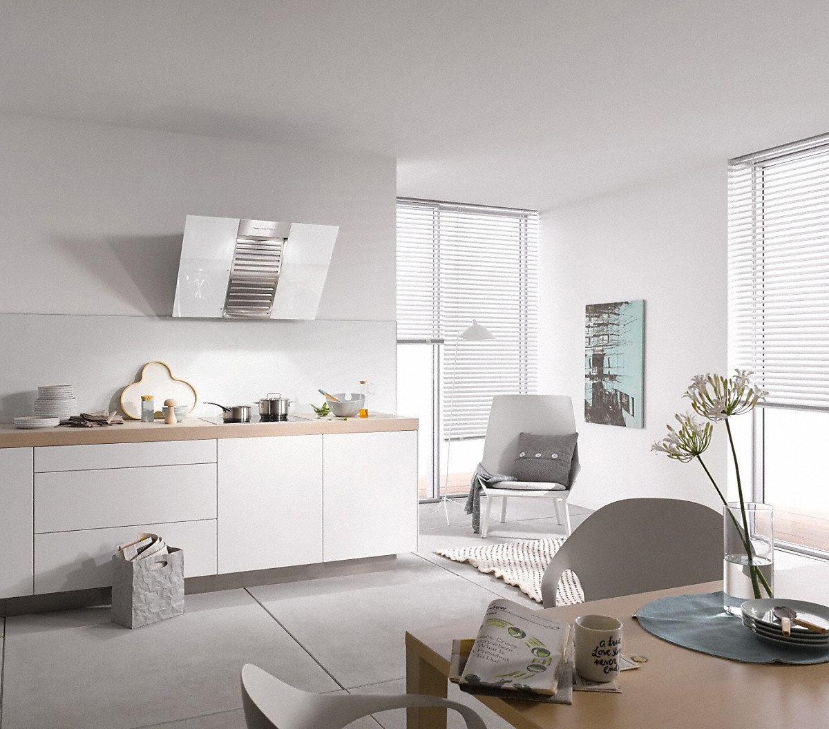 MIELE DA 6096 W Wing, Dunstabzugshaube (898 mm breit, 523 mm tief)