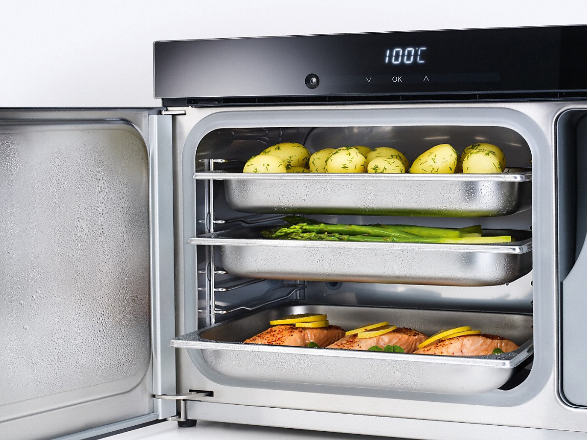 MIELE DG 6001 Dampfgarer, Schwarz)