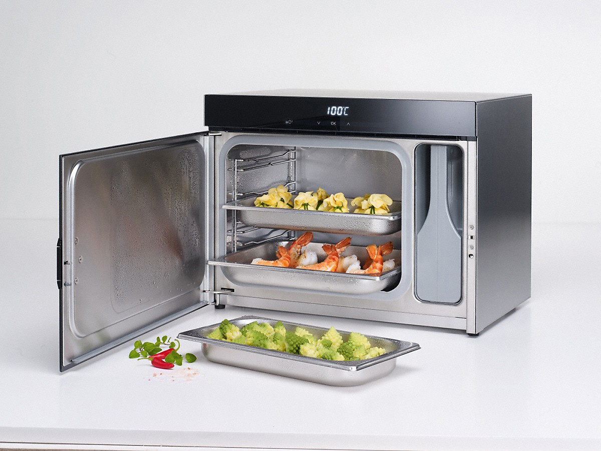 MIELE DG 6001 Dampfgarer, Schwarz)