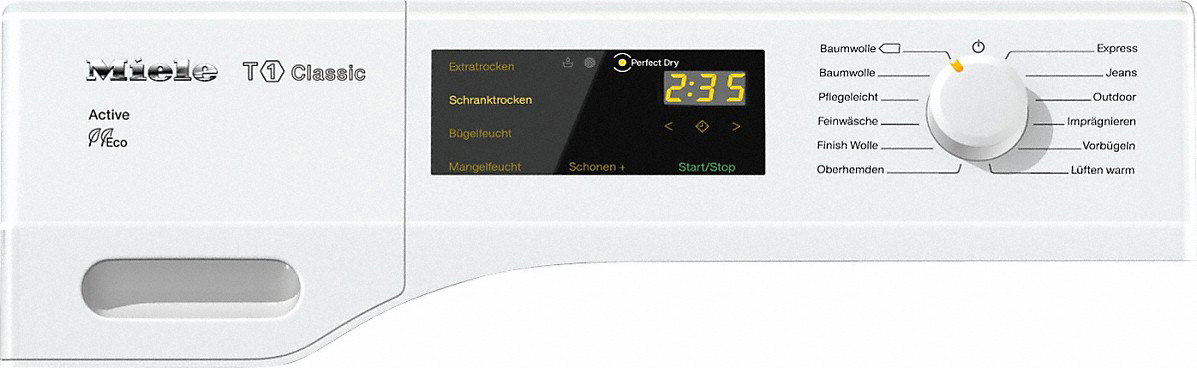 MIELE TDB 230 WP Active Wärmepumpentrockner (7 kg, A++, Weiß)