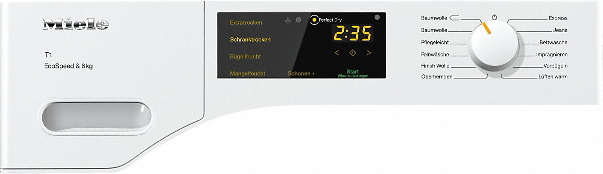 MIELE TWD440 WP EcoSpeed&8kg Trockner T1 White Edition (8 kg, A+++, Lotosweiß)
