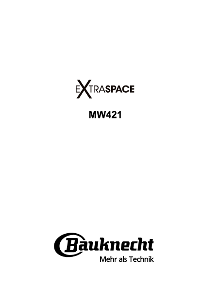 BAUKNECHT MW 421 SL, Mikrowelle (800 Watt, Grillfunktion)