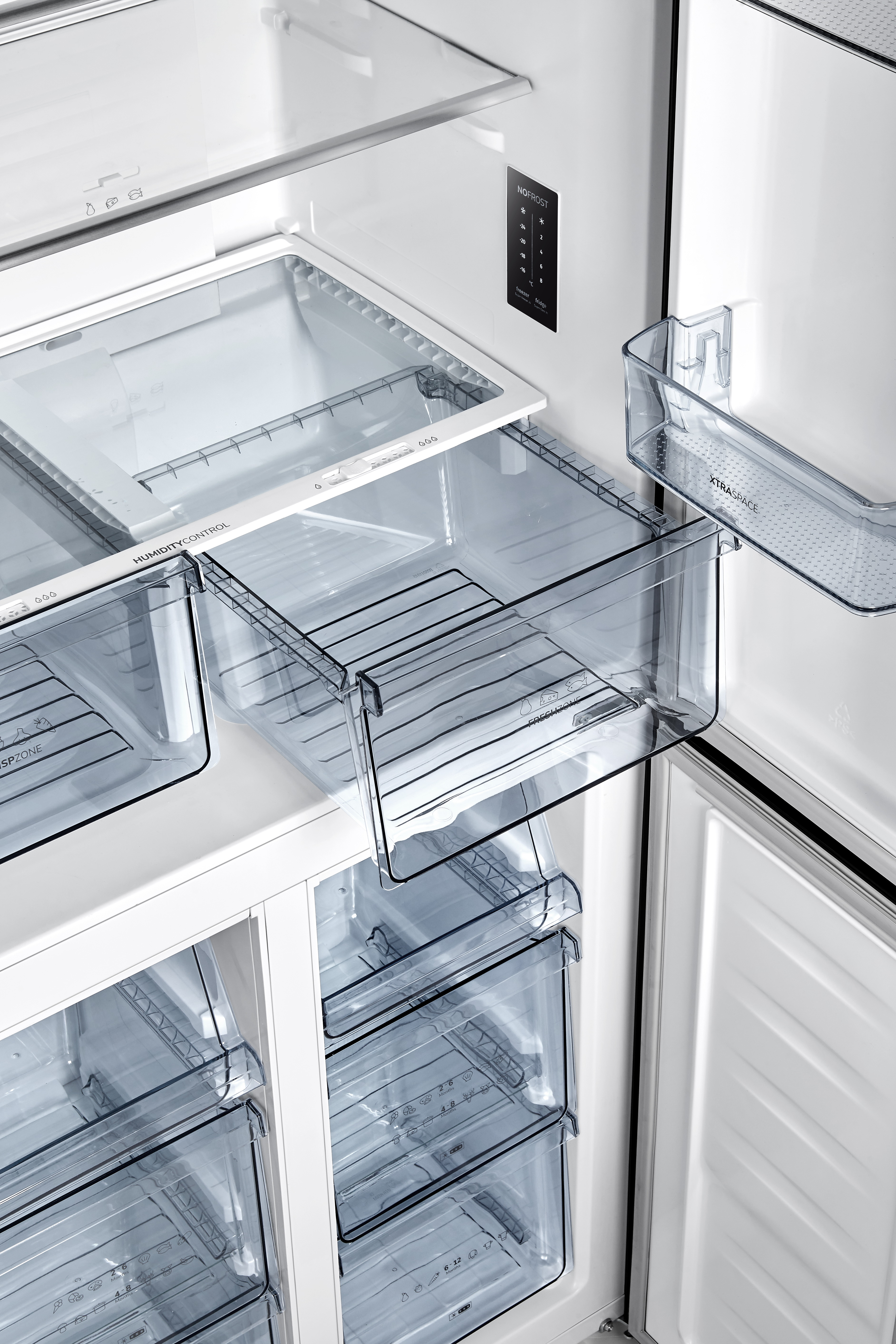 GORENJE NRM 8182 MX French Door (427 l, E, 1816 mm hoch, Edelstahl)