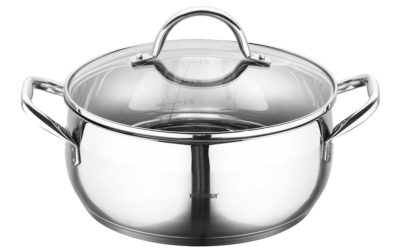 BERGNER BG-6530 Gourmet Lábas fedővel, 4,5 liter