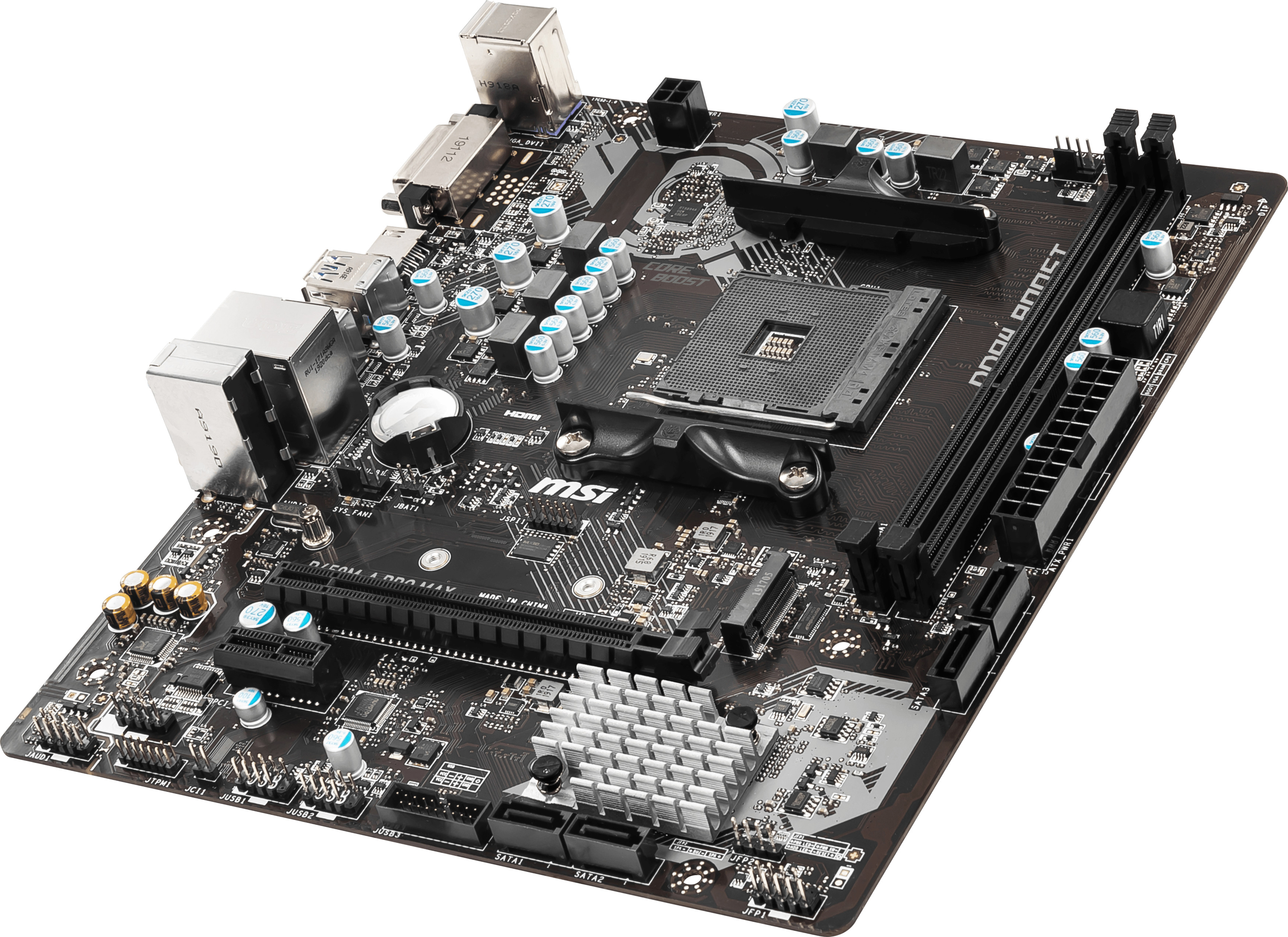 MSI B450M-A Pro Max Mainboard Schwarz