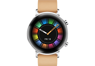 HUAWEI Watch GT 2 sportóra 42 mm, Bézs (Gravel Beige)