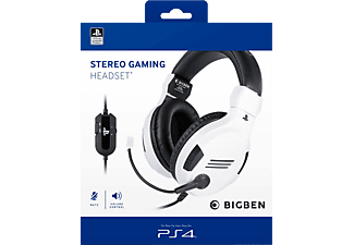 BIG BEN Stereo Gaming Headset V3, fehér (PlayStation 4)
