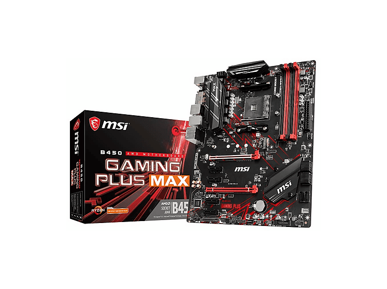 MSI B450 Gaming Plus Max ATX Anakart Siyah Fiyat & Özellik