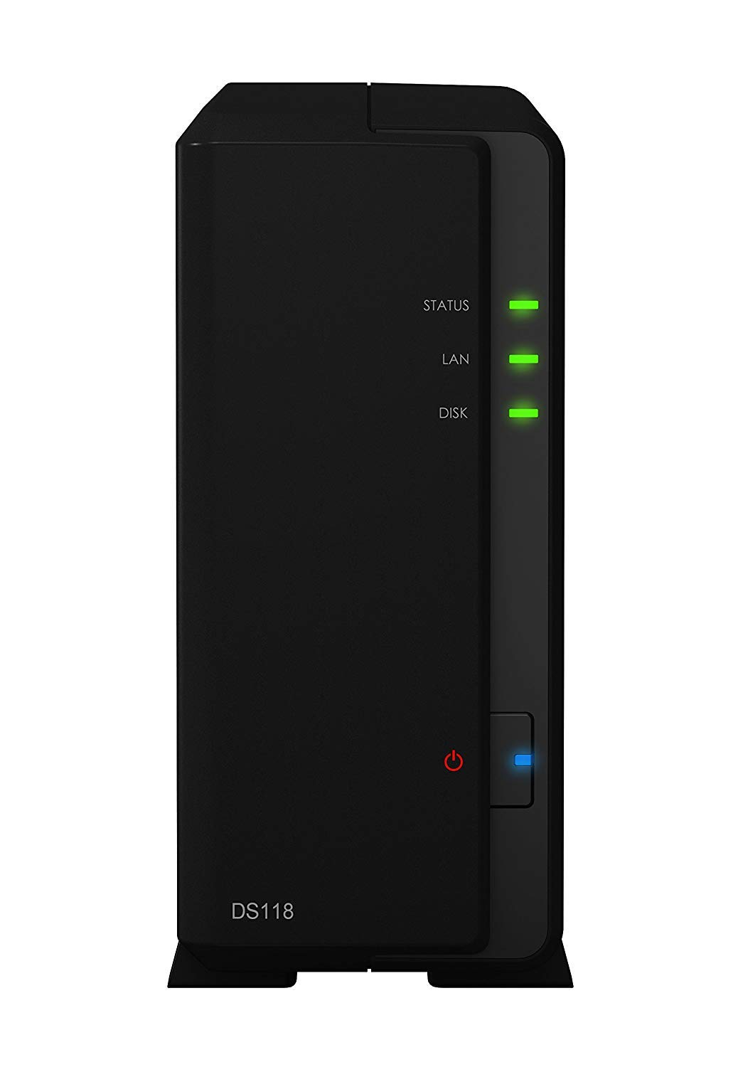 Servidor NAS - Synology DiskStation DS118, 1GB RAM, Negro