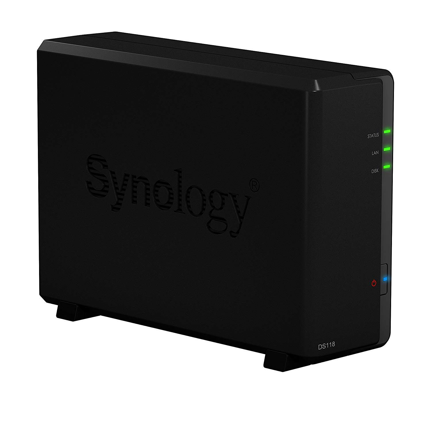 Servidor NAS - Synology DiskStation DS118, 1GB RAM, Negro