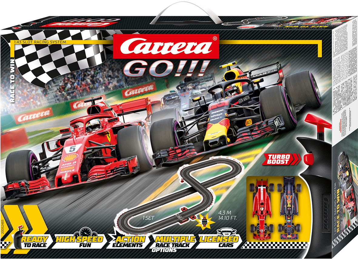CARRERA (TOYS) Race to Win Rennbahn, Mehrfarbig