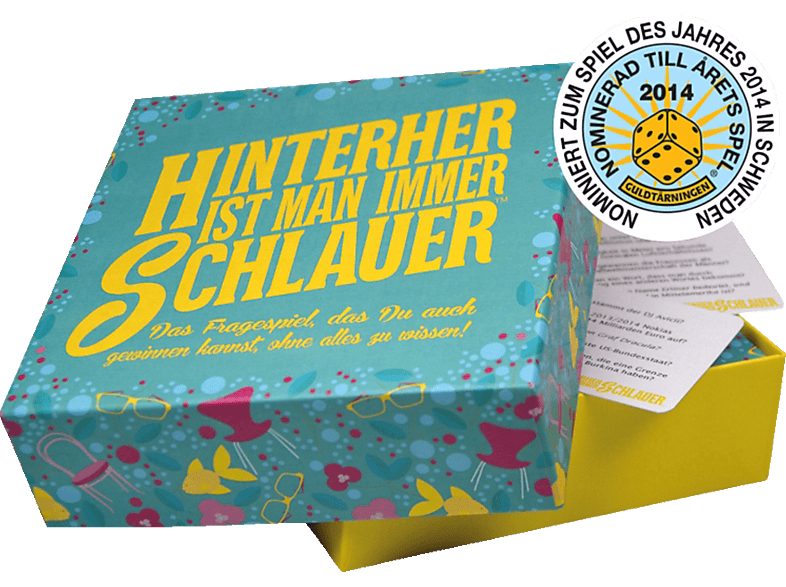 Kylskapspoesi AB KYL43030 – Blocchi Per Il Gioco Città Paese Fiume, Versione Klugscheisser, Divertente Gioco Di Parole Per Famiglie