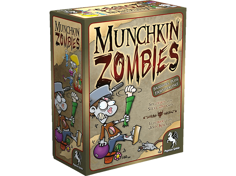 PEGASUS SPIELE Munchkin Zombies 1+2 Brettspiel Mehrfarbig