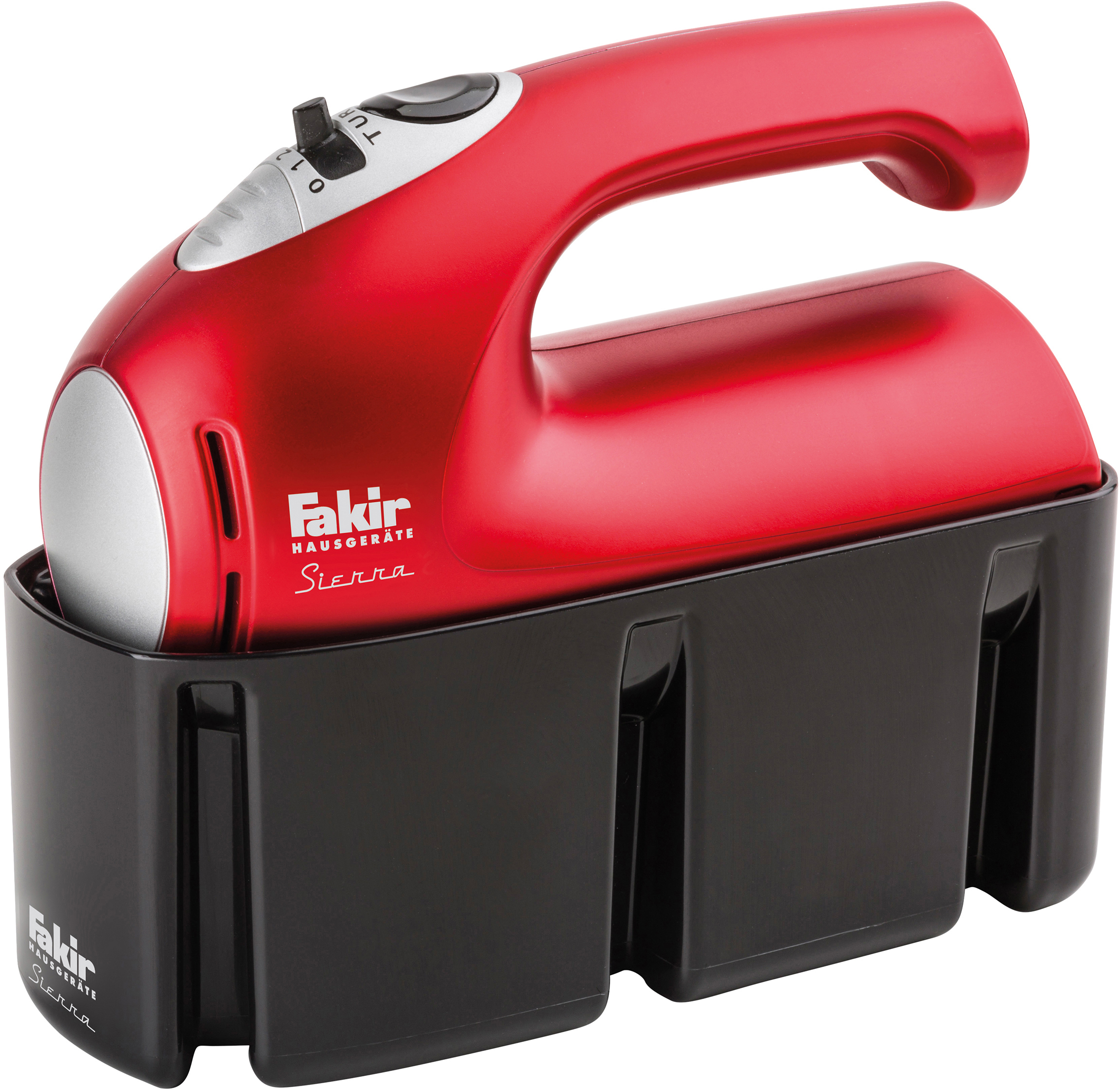 FAKIR 9153001 Sierra Rouge Handmixer Rot (425 Watt)