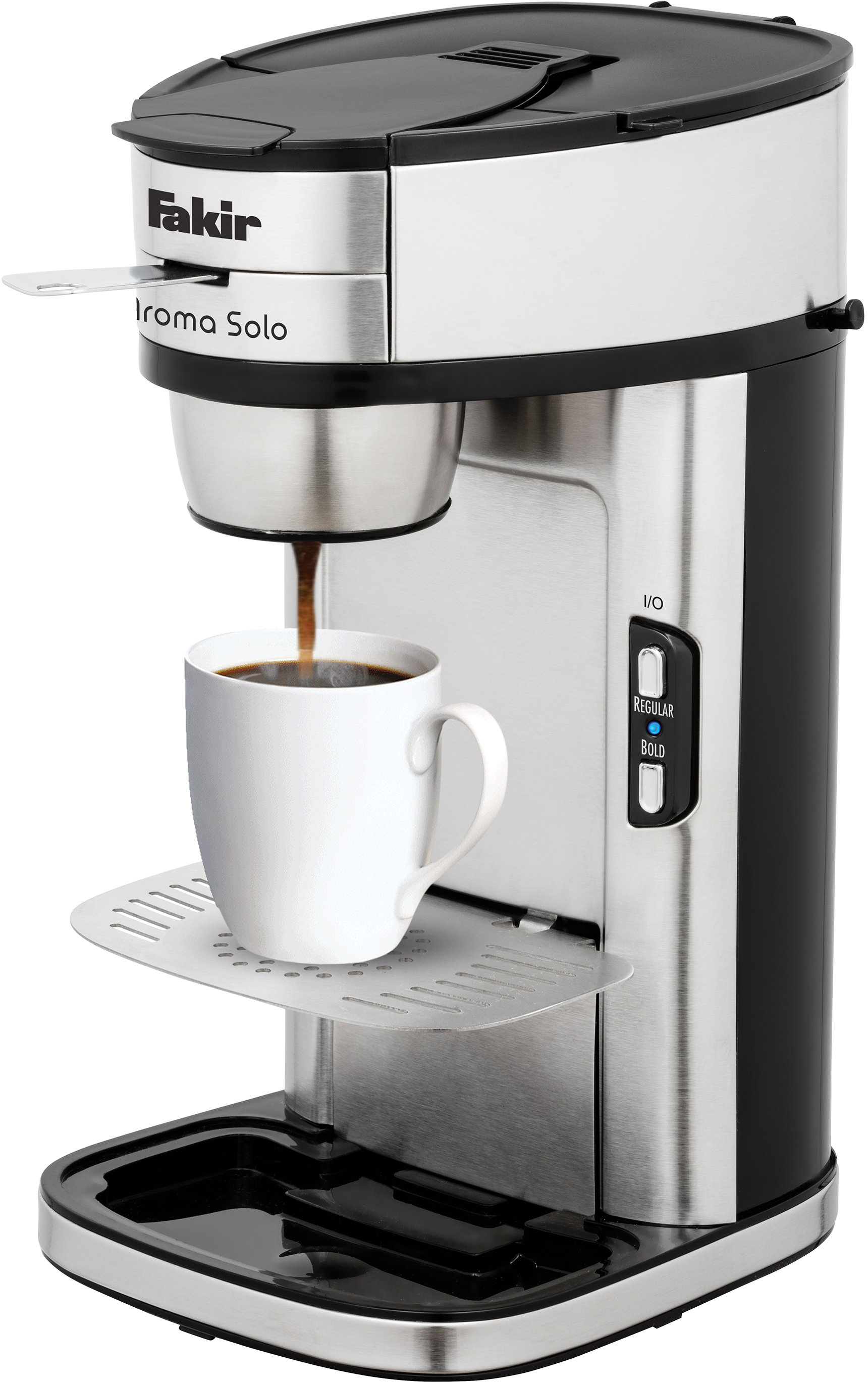FAKIR 9206001 Aroma Solo Kaffeemaschine Silber