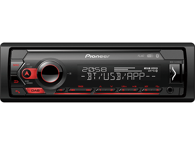 Pioneer Autoradio MVH-S420DAB Schwarz