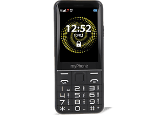 MYPHONE Outlet HALO Q DualSIM Fekete nyomógombos kártyafüggetlen Mobiltelefon