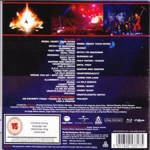 Un dos de CD avec des titres de chansons et le logo d'un groupe.