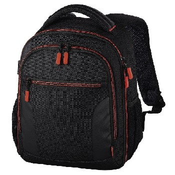 Mochila - Hama Miami 00139856, Para cámara, Objetivos, Portátil hasta 10.2", Trípode, 5 l, Negra