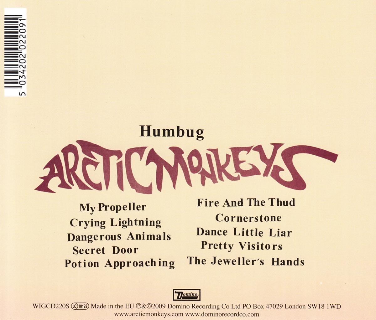Case) (CD) Monkeys - Arctic Humbug (Jewel -