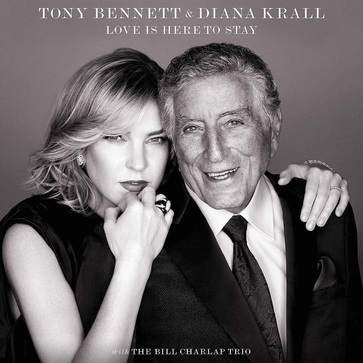 Tony Bennett & Diana Krall album borítója. Két ember egy fekete-fehér fotón.