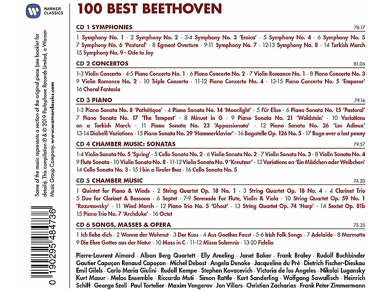 Thumbnail - VARIOUS - 100 Best Beethoven (CD)