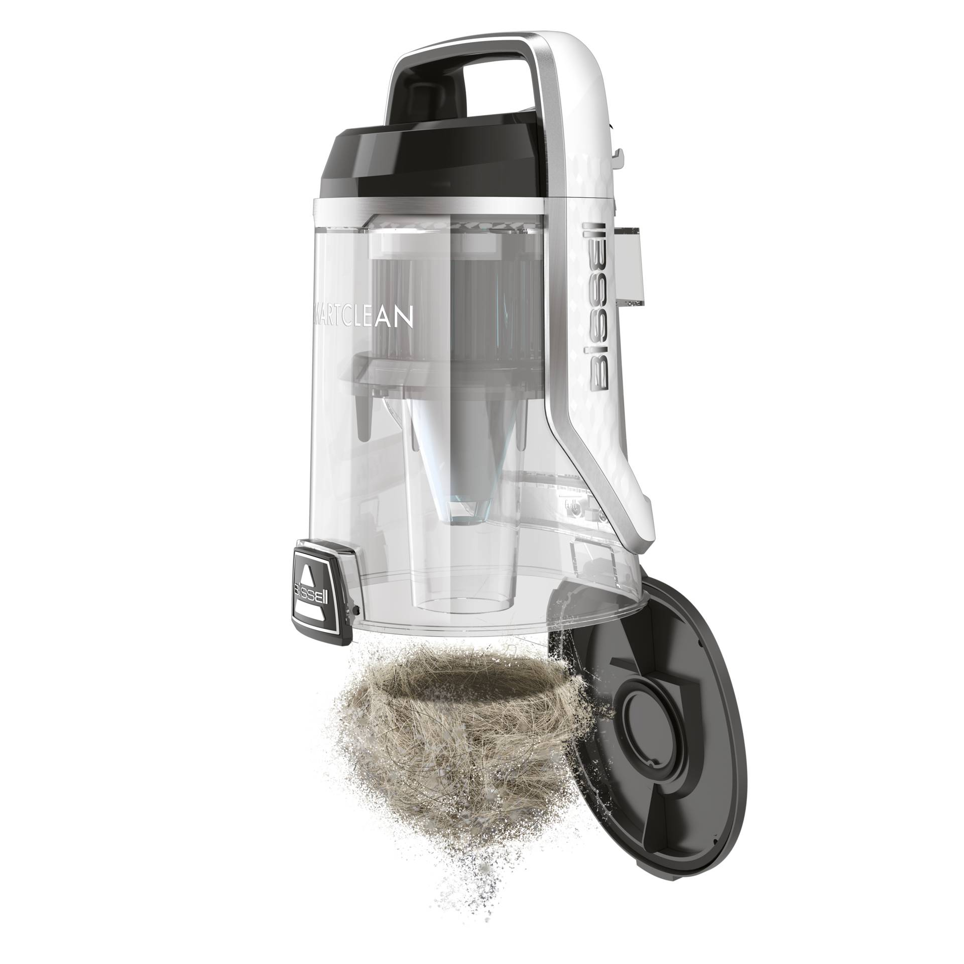 BISSELL Staubsauger ohne Beutel Smartclean Pet Bodenstaubsauger ohne Beutel (maximale Leistung: 770 Watt, Schwarz)