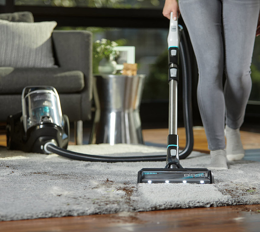 BISSELL Staubsauger ohne Beutel Smartclean Pet Bodenstaubsauger ohne Beutel (maximale Leistung: 770 Watt, Schwarz)