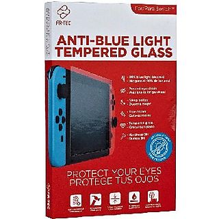 Protector pantalla - FR-TEC, Para Nintendo Switch, Vidrio templado, Filtro luz azul, Transparente