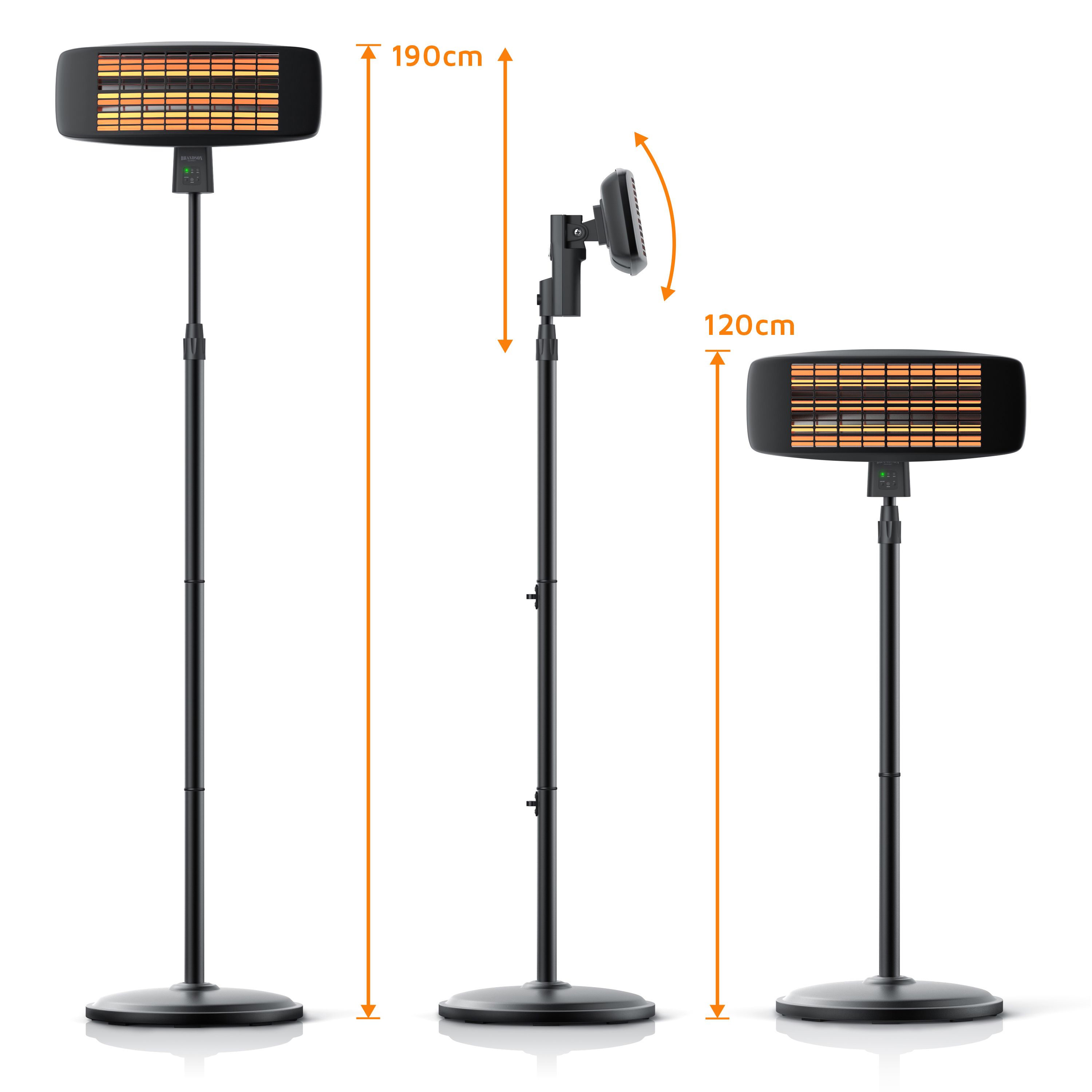 BRANDSON 301801 Heizstrahler (1800 Watt)