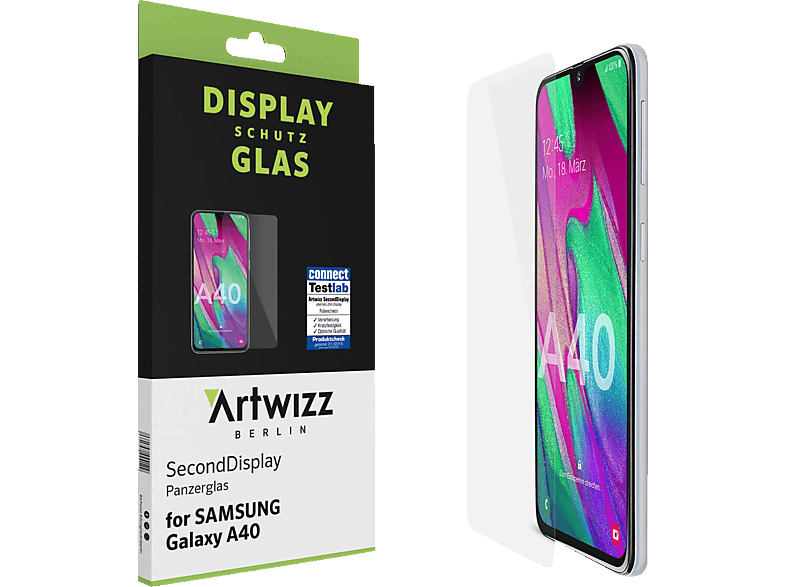 ARTWIZZ A40) SecondDisplay Displayschutz (für Samsung Galaxy