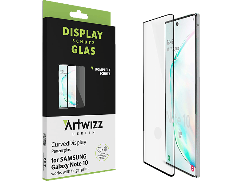 ARTWIZZ CurvedDisplay Displayschutz (für Samsung Galaxy Note 10)