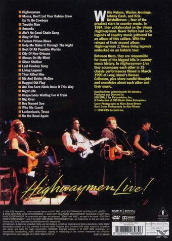 - LIVE THE (DVD) - Highwaymen HIGHWAYMEN