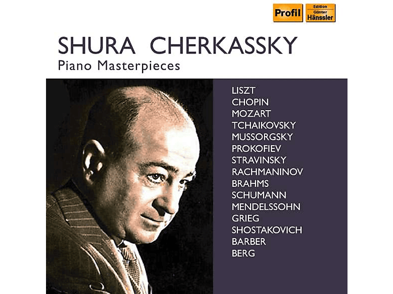 Naxos Global Logistics Gmbh Shura Cherkassky: Piano Masterpieces Cd