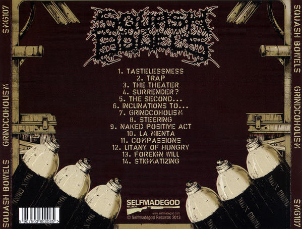 Squash Bowels - Grindcoholism  - (CD)