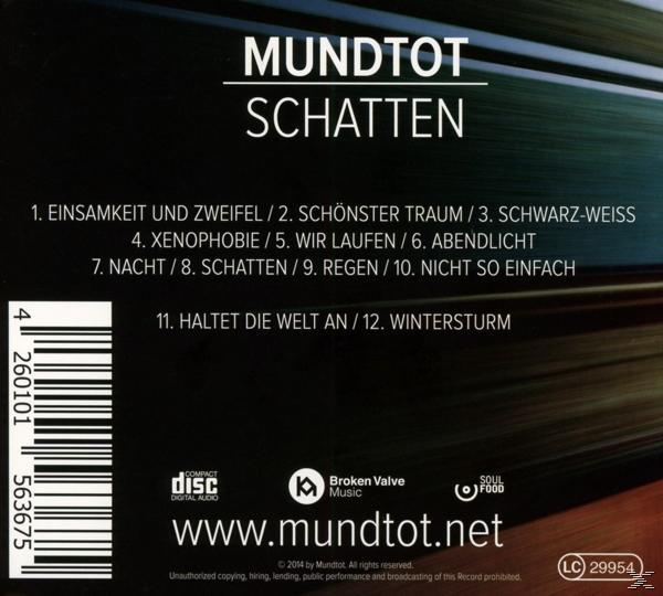 Mundtot - Schatten  - (CD)